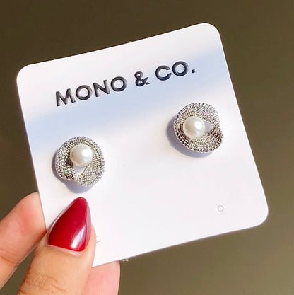 Wave Pearl Earrings